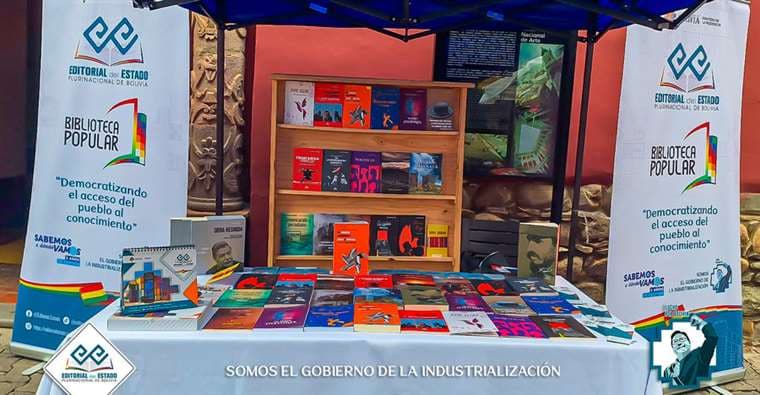 Feria del Libro en El Alto. Foto: Editorial del Estado.