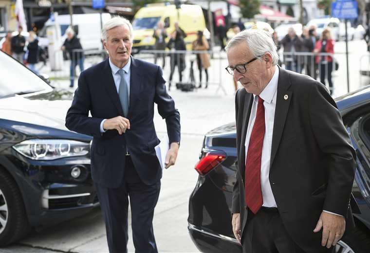 La Unión  Europea llegan a su sede en Bruselas donde se realizará una cumbre. Foto AFP