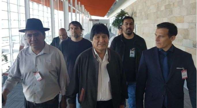 El expresidente de Bolivia se encuentra en calidad de refugiado