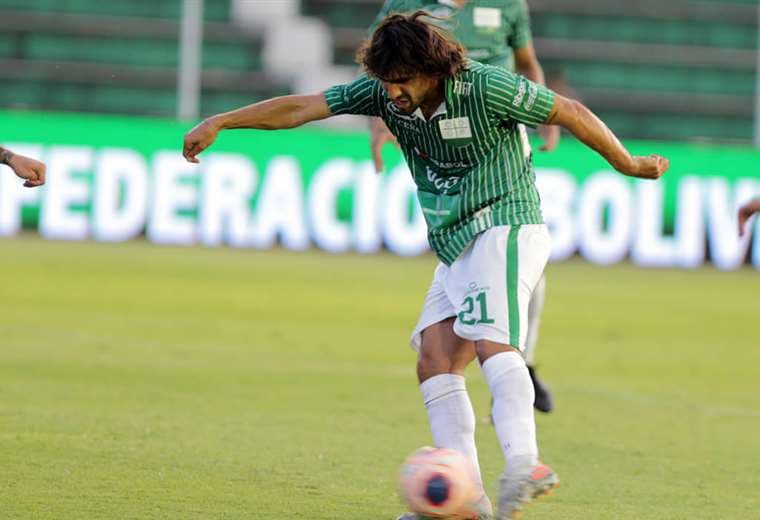Juan Diego Gutiérrez marcó el gol del triunfo de Oriente. Foto: Fuad Landívar