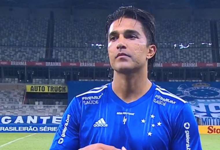Marcelo Martins, delantero del Cruzeiro. Foto: Captura video