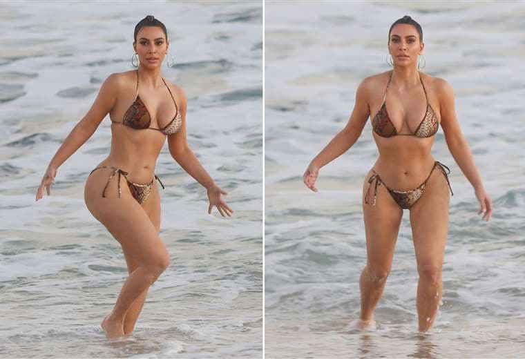 Kim impuso su estilo de figura, sexy y voluptuosa