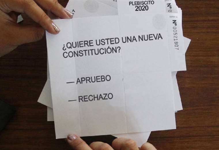 Esta era la única pregunta del plebiscito en Chile 