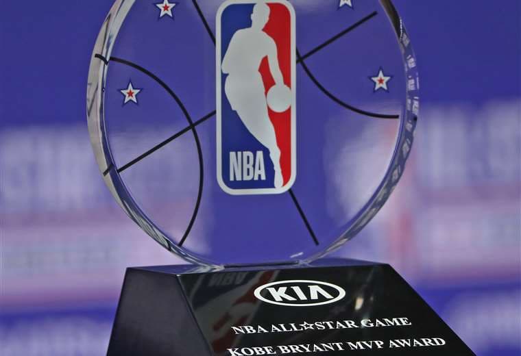 Este el trofeo que se entregará este domingo al MVP del juego de las estrellas. Foto: AFP