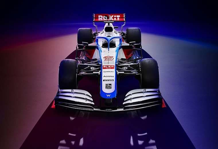 El nuevo Williams de colores rojo, azul y blanco promete mejorar la temporada del año pasado. Foto. Internet 