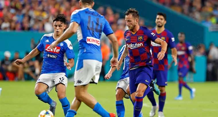 El duelo entre el Nápoles y el Barcelona será uno de los partidos estelares de los octavos de final. Foto. Internet 