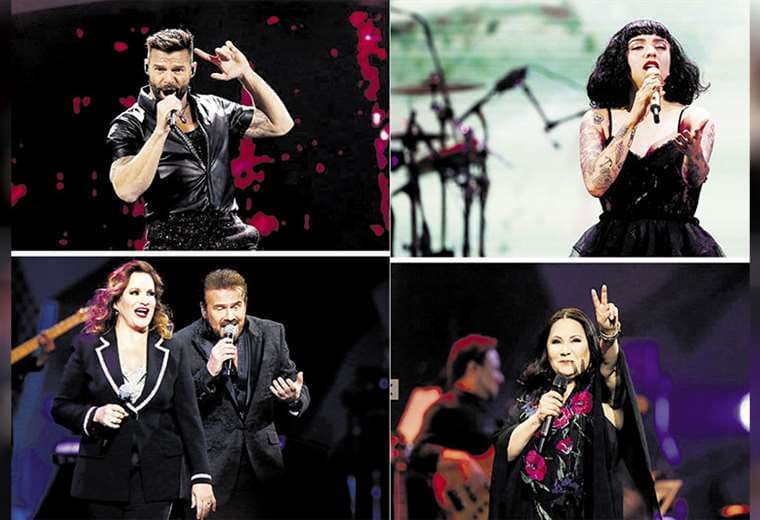 Ricky Martin, Mon Laferte, Pimpinela y Ana Gabriel dejaron sus mensajes al pueblo chileno en el escenario