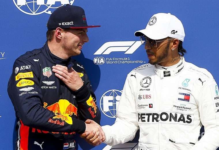Verstappen y Hamilton, dos candidatos a quedarse con el campeonato de F-1 este 2020. Foto. Internet 