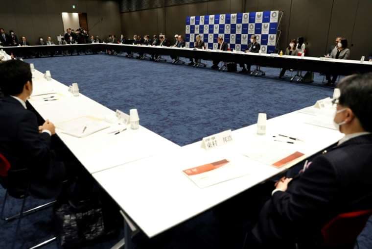 El comité organizador de los Juegos se reúne en la capital japonesa. Foto: AFP