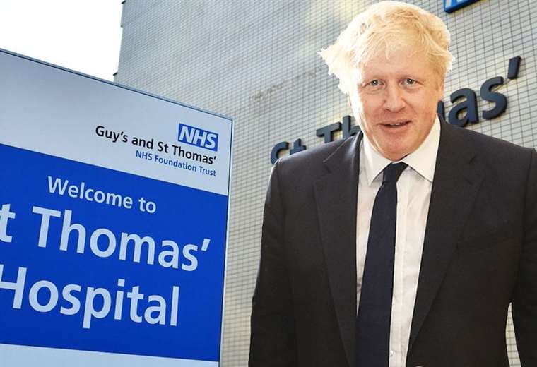 Boris Johnson está "estable" en el hospital 