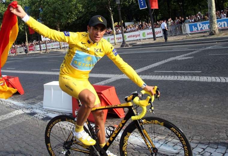 Alberto Contadores uno de los pedalistas históricos de España. Foto: Internet