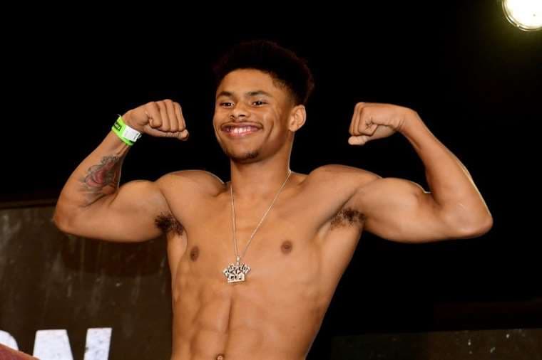 El boxeador estadounidense Shakur Stevenson protagonizará una de las peleas de regreso del deporte a Las Vegas en junio. Foto: AFP