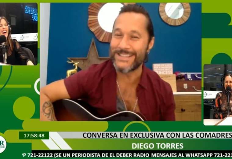 Diego Torres cantó a las madres en Las Comadres