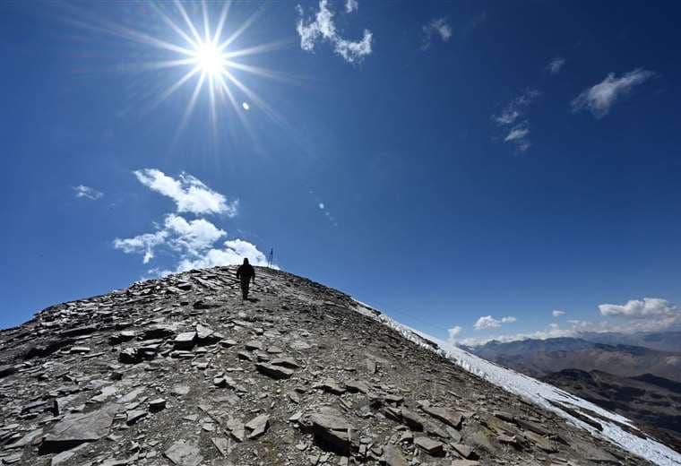 El Chacaltaya, glaciar desaparecido en Bolivia /Foto: AFP