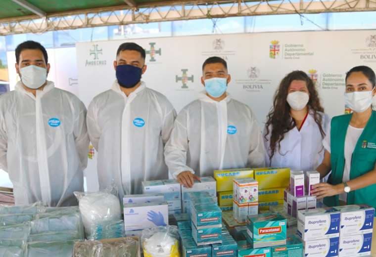 Médicos y enfermeras llevan medicamentos a Gutiérrez. Foto. Gobernación 