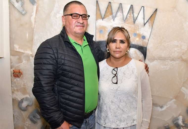 Patricia Flores y su esposo, Marcelo Soruco, fueron posesionados este martes. Foto: APG