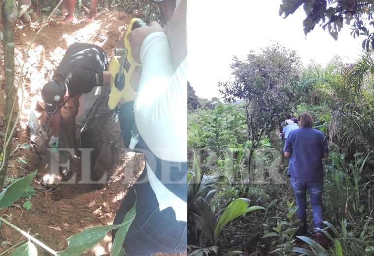 En Villa Tunari hallan el cuarto cuerpo de una joven desaparecida. Foto: Felcc