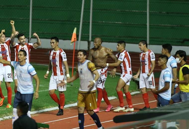 Celebra Independiente el gol del empate. Foto: Ricardo Montero