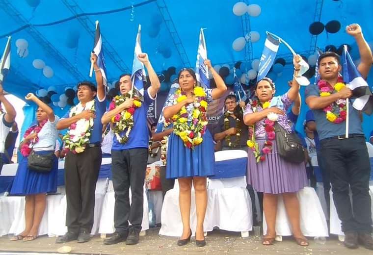 El exhombre fuerte del régimen de Evo Morales en el cierre de campaña (Foto: RKC)