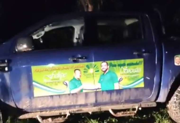 La camionera fue encontrada en Puerto Suárez. Foto: Karlos Peña