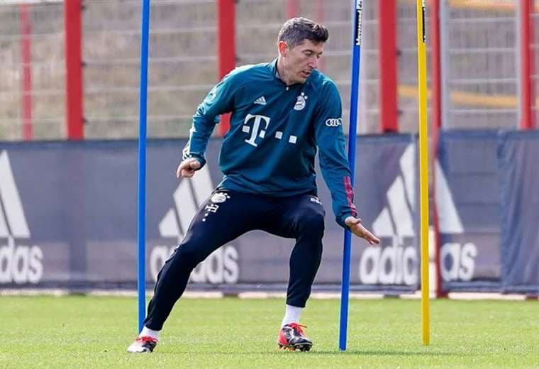 Robert Lewandowski, de 32 años, es el goleador del Bayern de Múnich. Foto: Internet