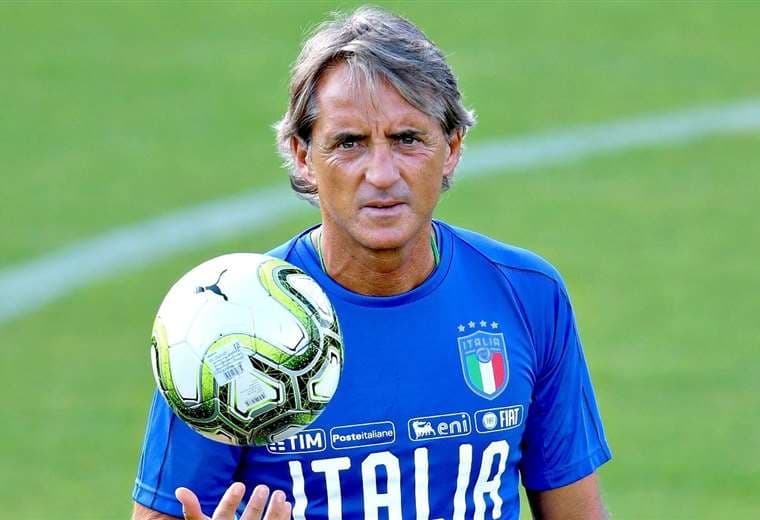 El técnico Roberto Mancini tiene 56 años y dirige desde hace 20. Foto: Internet