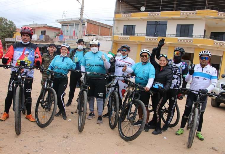 Ciclistas  se movilizaron en la solidaridad para pacientes Coivd-19
