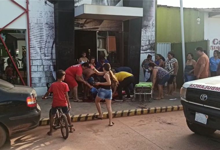 El extranjero fue acribillado en San Matías/Foto captura de video