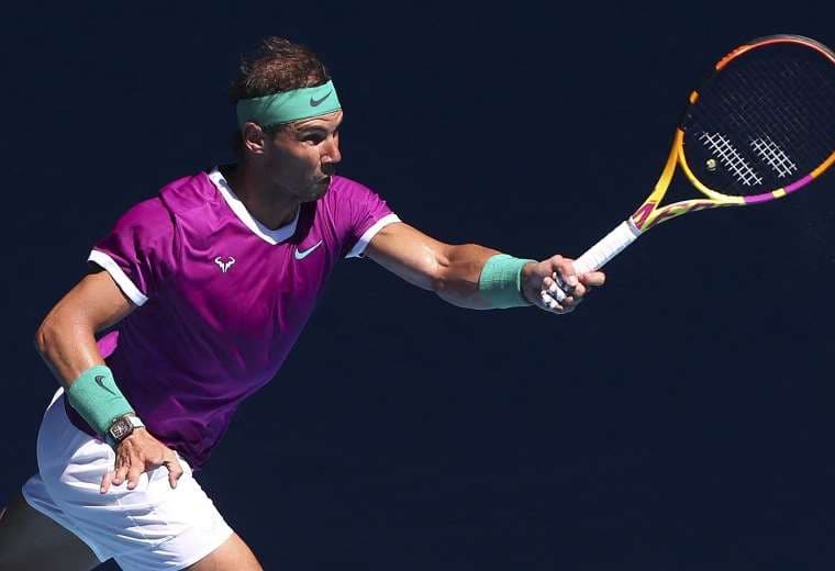 Rafael Nadal sigue a paso firme en Australia. Foto: AFP