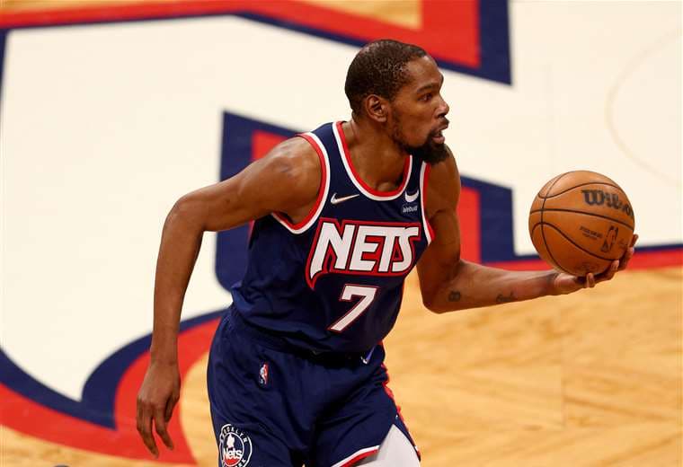 Kevin Durant, alero de los Brooklyn Nets. Foto: AFP