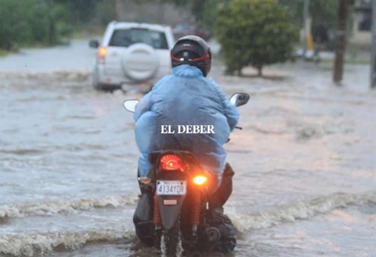 Lluvia en Santa Cruz. Foto: Jorge Gutiérrez