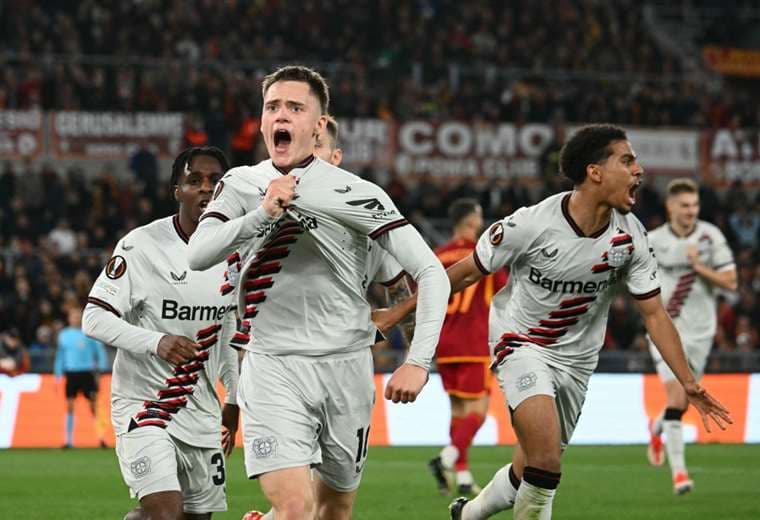 Gran paso de Leverkusen hacia final de Europa League al ganar 2-0 en Roma